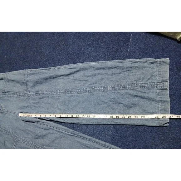 American Eagle Wide Leg  Blue Jeans Button fly  Size 00 - Picture 12 of 13